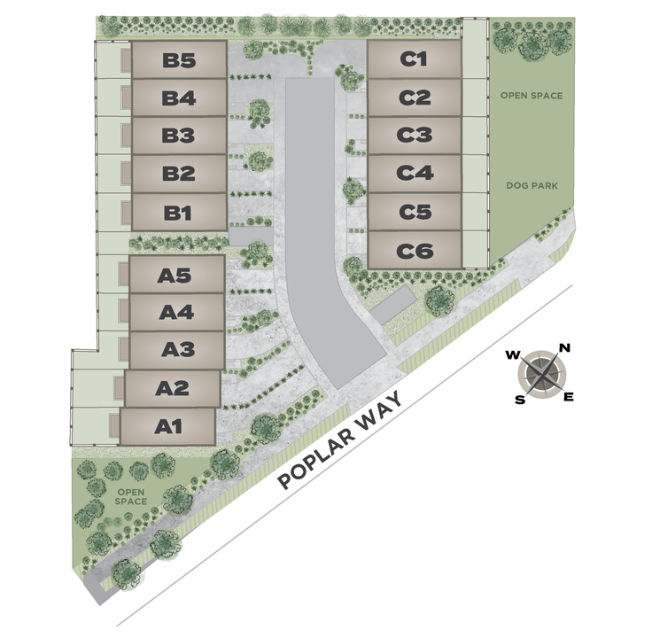 Poplar Pointe Site Map